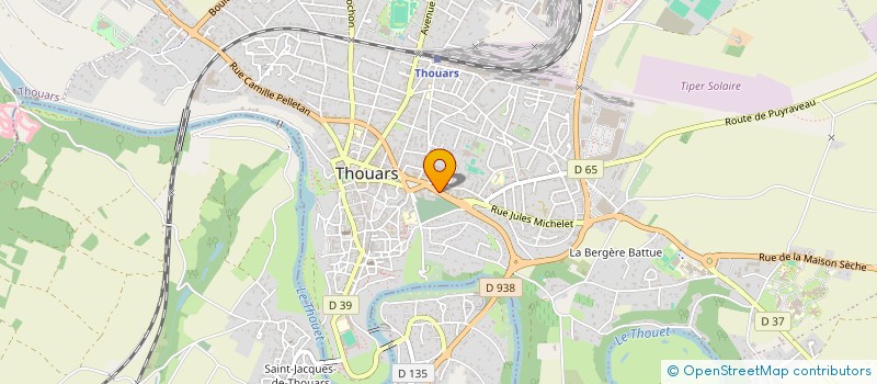 localisation de l'entreprise SOL VIVANT  THOUARS