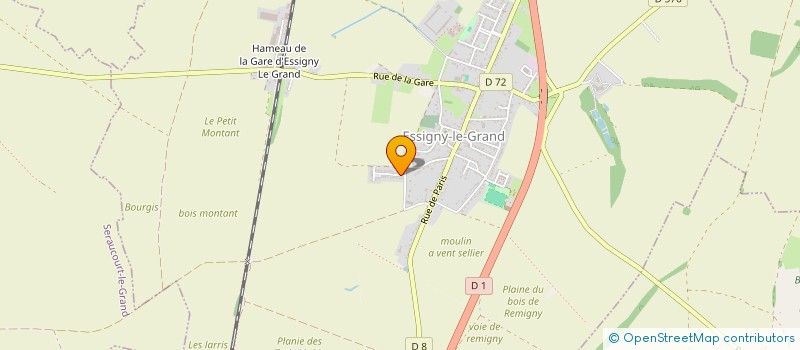 localisation de l'entreprise SOL VOYAGES  ESSIGNY-LE-GRAND