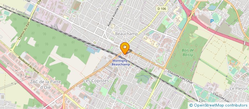 localisation de l'entreprise SOL2ECO  BEAUCHAMP