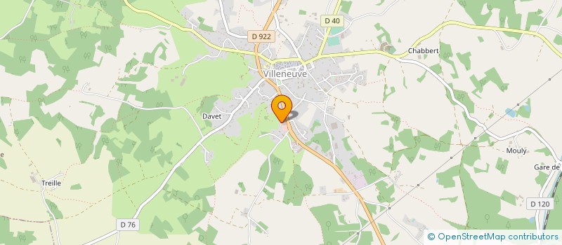 localisation de l'entreprise SOLA ET BOU  VILLENEUVE