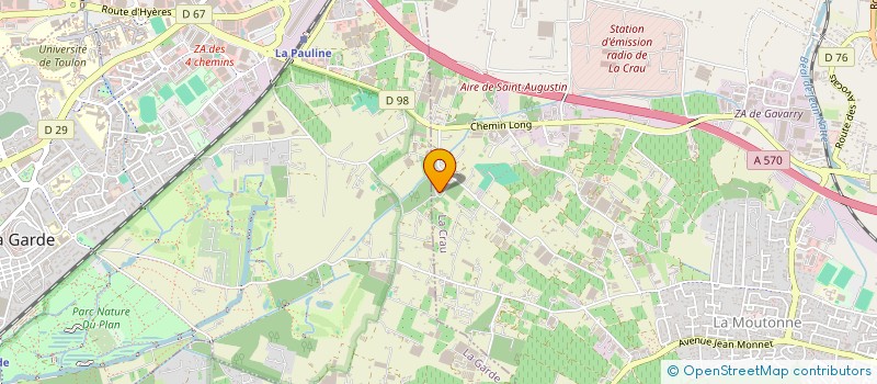 localisation de l'entreprise SOLA FIDE  LA CRAU