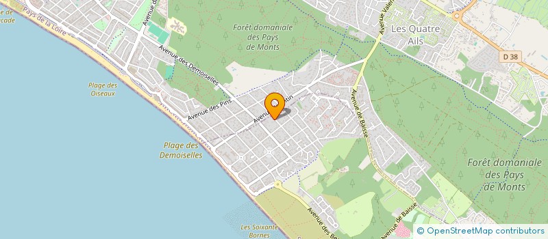 localisation de l'entreprise SOLA LUNA à PENESTIN