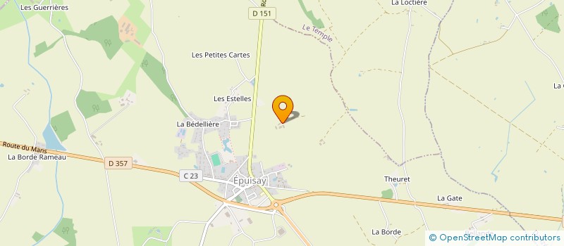 localisation de l'entreprise SOLAB  EPUISAY