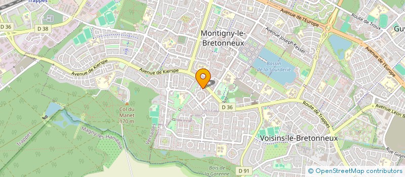 localisation de l'entreprise SOLACE  MONTIGNY-LE-BRETONNEUX