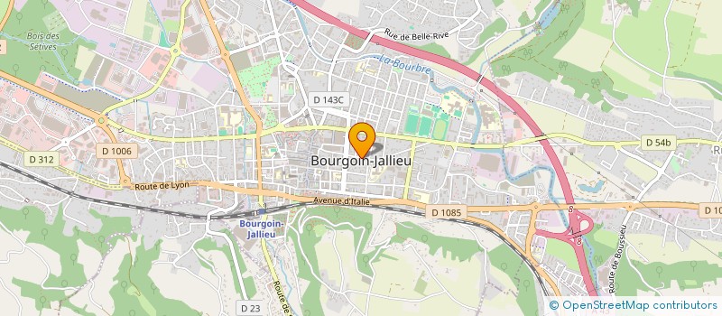 localisation de l'entreprise SOLAD à BOURGOIN-JALLIEU