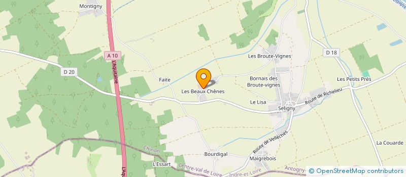 localisation de l'entreprise SOLADEL à ANTOGNY-LE-TILLAC