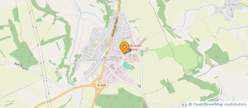 localisation de l'entreprise SOLADI à SAINTS-GEOSMES