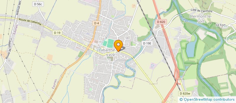 localisation de l'entreprise SOLAEAM  LABARTHE-SUR-LEZE