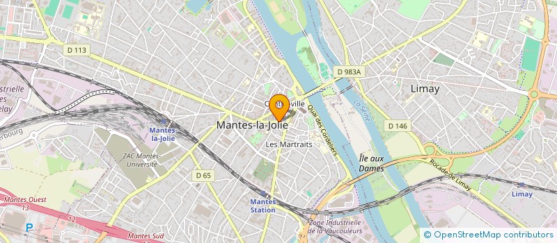 localisation de l'entreprise SOLAGE LEDRU  MANTES-LA-JOLIE