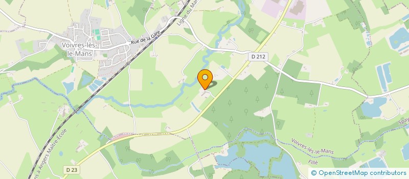 localisation de l'entreprise SOLAGRI JOUSSE F-P  VOIVRES-LES-LE-MANS