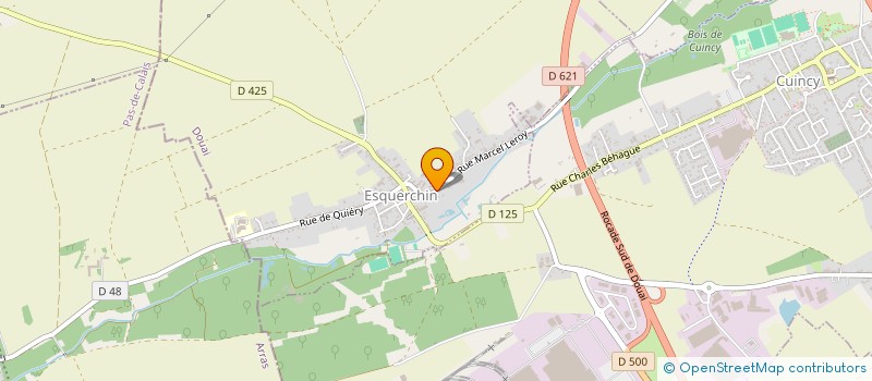 localisation de l'entreprise SOLAHE à ESQUERCHIN