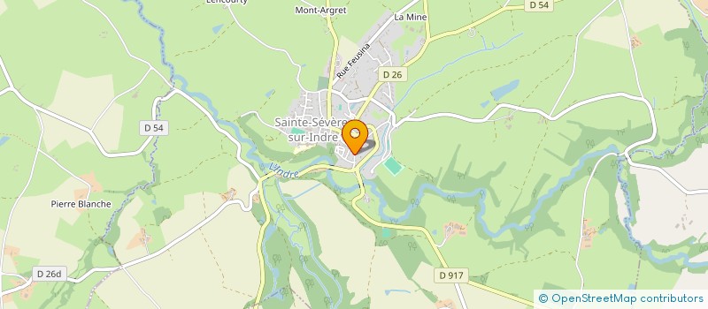 localisation de l'entreprise SOLAIDE à SAINTE-SEVERE-SUR-INDRE
