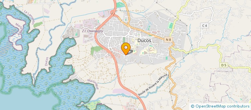 localisation de l'entreprise SOLAIM à DUCOS
