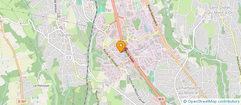 localisation de l'entreprise SOLAIME ENERGIES à DARDILLY