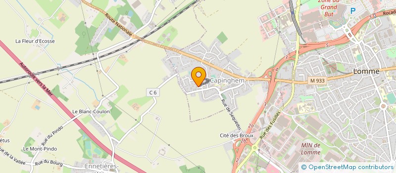 localisation de l'entreprise SOLAINERGIE à LILLE