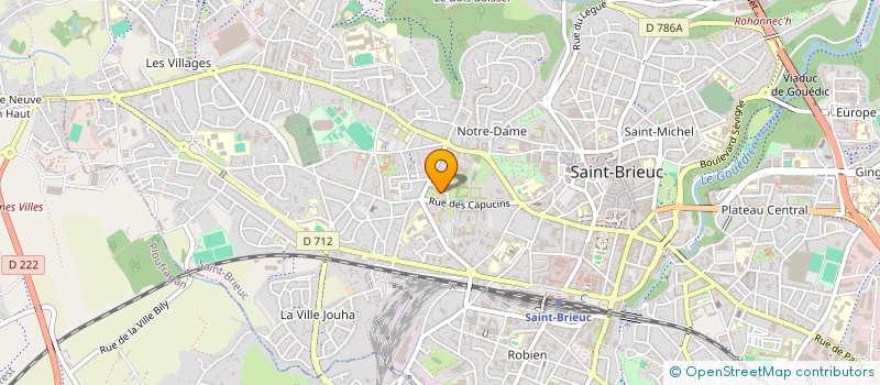 localisation de l'entreprise SOLAIR'HABITAT à SAINT-BRIEUC