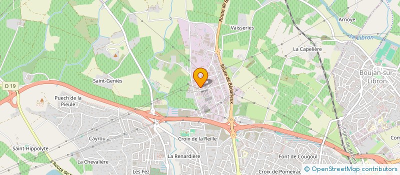localisation de l'entreprise SOLAIR INVEST à BEZIERS