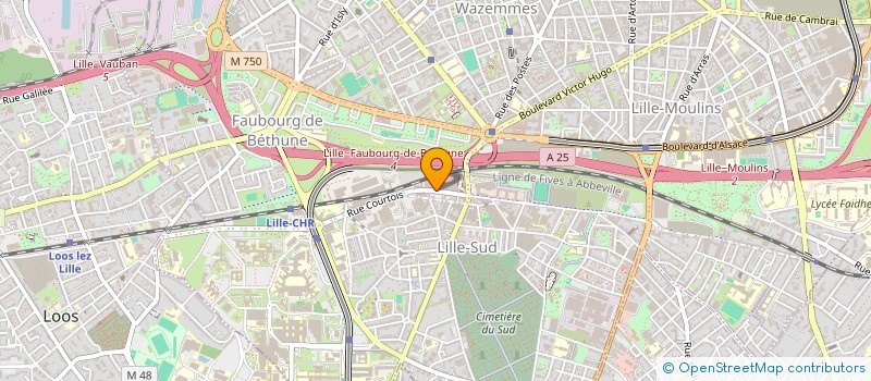 localisation de l'entreprise SOLAIR VOYAGES à LILLE