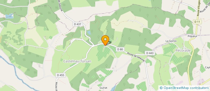 localisation de l'entreprise SOLAIRBRAC  CASTELNAU-TURSAN