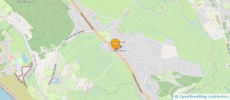 localisation de l'entreprise SOLAIRDIS à SAINT-JEAN-DE-MONTS