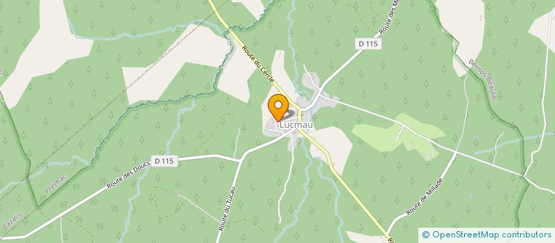 localisation de l'entreprise SOLAIRE 33  LUCMAU