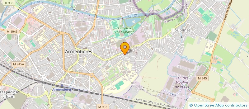 localisation de l'entreprise SOLAIRE  ARMENTIERES