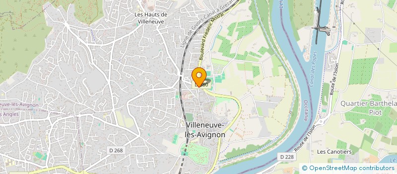 localisation de l'entreprise SOLAIRE  VILLENEUVE-LES-AVIGNON