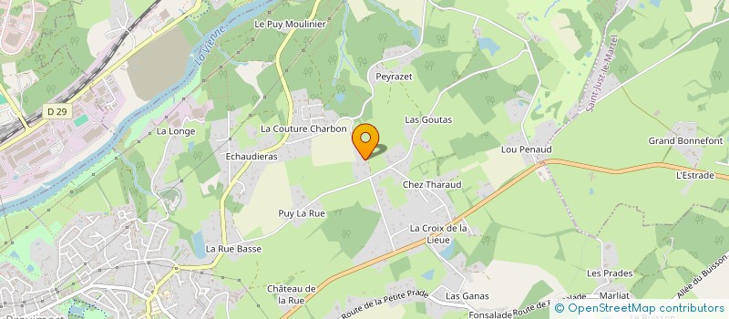 localisation de l'entreprise SOLAIRE 87 à PANAZOL
