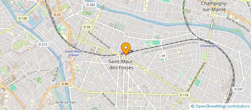 localisation de l'entreprise SOLAIRE CENTER à SAINT-MAUR-DES-FOSSES