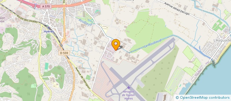 localisation de l'entreprise SOLAIRE CLIM SERVICES à HYERES