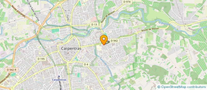localisation de l'entreprise SOLAIRE-CLIM SERVICES à CARPENTRAS