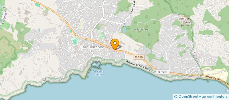 localisation de l'entreprise SOLAIRE CONCEPT à CARQUEIRANNE