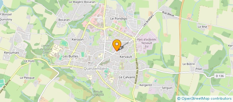 localisation de l'entreprise SOLAIRE DE BREIZH  QUESTEMBERT