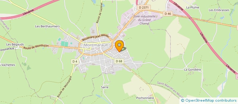 localisation de l'entreprise SOLAIRE DES HIRONDELLES  CHAPPES