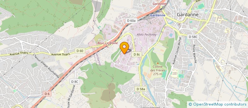 localisation de l'entreprise SOLAIRE DIFFUSION à GARDANNE