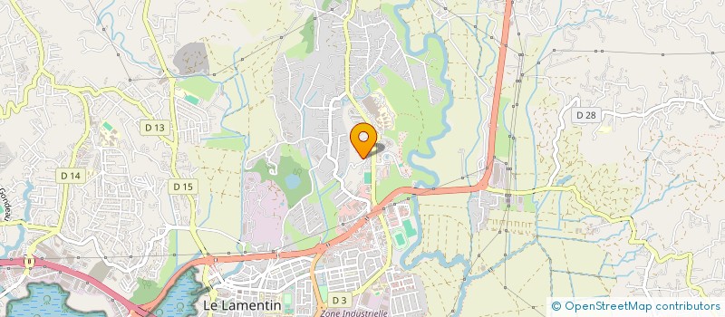 localisation de l'entreprise SOLAIRE DU LAZARET  LE LAMENTIN