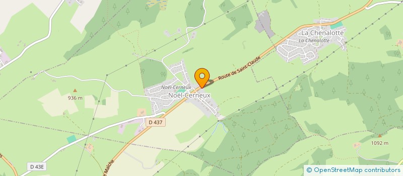 localisation de l'entreprise SOLAIRE - ENERGIE  NOEL-CERNEUX