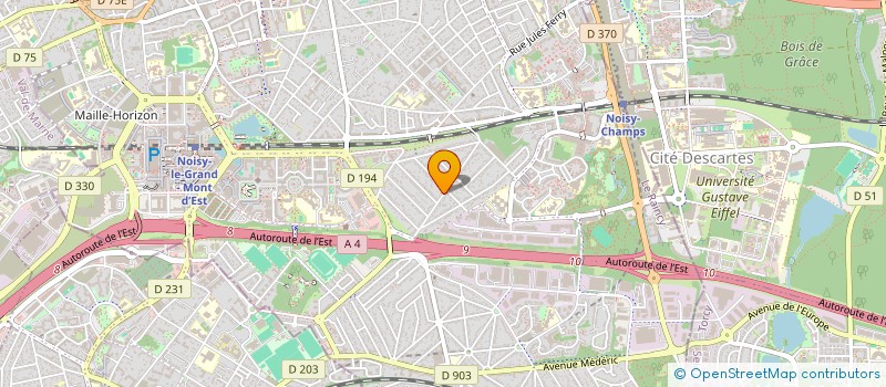 localisation de l'entreprise SOLAIRE FRANCE ENERGIES  NOISY-LE-GRAND