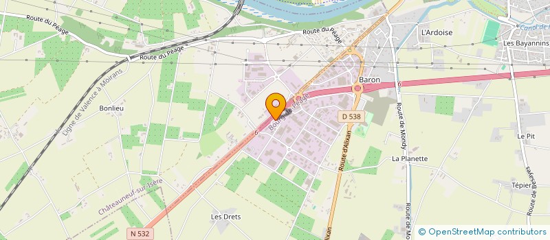 localisation de l'entreprise SOLAIRE HABITAT SOLUTIONS  BOURG-DE-PEAGE