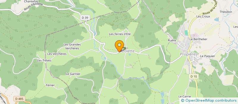 localisation de l'entreprise SOLAIRE HYDRAULIQUE ENERGIES NOUVELLES - SOLHYNEO  AZOLETTE