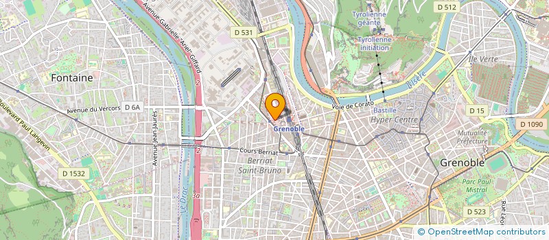 localisation de l'entreprise SOLAIRE LA BUISSE  GRENOBLE