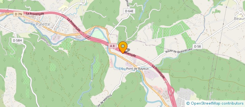 localisation de l'entreprise SOLAIRE LES MEES I  FUVEAU