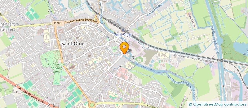 localisation de l'entreprise SOLAIRE MD  SAINT-OMER