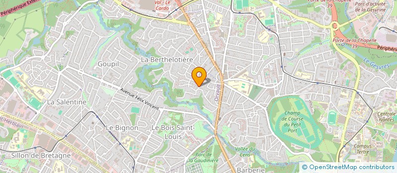 localisation de l'entreprise SOLAIRE PROPRE 44 à ORVAULT
