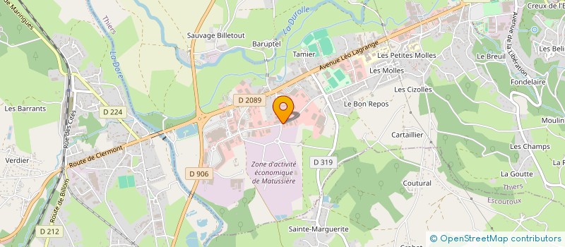 localisation de l'entreprise SOLAIRE PROTECT à THIERS