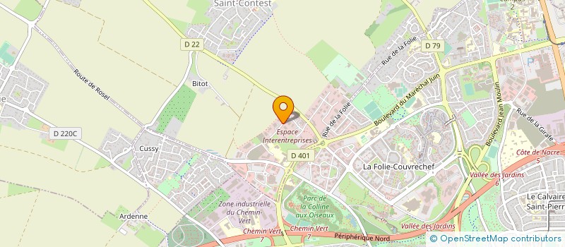 localisation de l'entreprise SOLAIRE WATT  SAINT-CONTEST