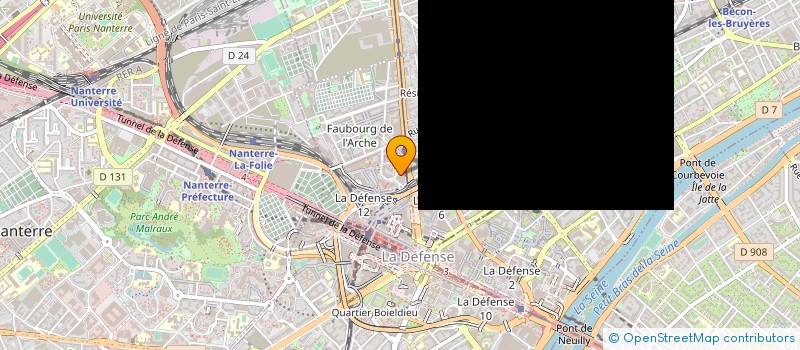 localisation de l'entreprise SOLAIREDIRECT PROPERTIES à COURBEVOIE