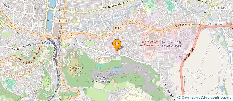 localisation de l'entreprise SOLAIREGIE  CHERBOURG-EN-COTENTIN