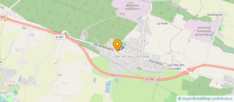 localisation de l'entreprise SOLAIRGIES à OMBREE D'ANJOU