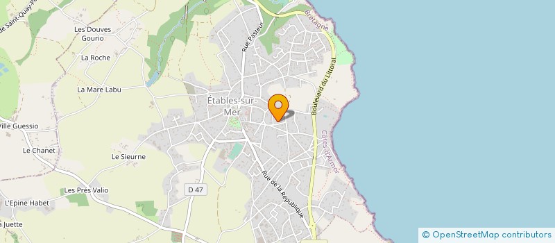 localisation de l'entreprise SOLAIRO ENERGIE à BINIC-ETABLES-SUR-MER